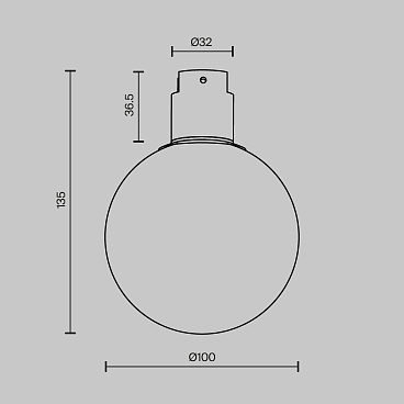 Трековый светильник Technical TR171-1-5W3K-WB