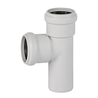 Тройник Ostendorf SKEA d58х58 мм 87° пластиковый бесшумный для внутренней канализации (332400)