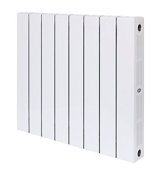 Радиатор биметаллический Rifar Supremo 500 мм 8 секций 3/4 боковое подключение белый