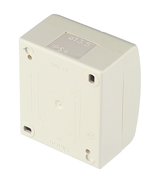 Выключатель Simon 15 Aqua двухклавишный накладной слоновая кость (1594398-031)