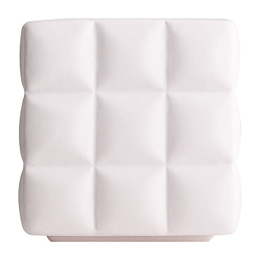 Стакан для ванной Verran Quadratto настольный керамика белый (850-11)