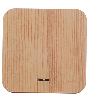 Выключатель Systeme Electric Blanca одноклавишный накладной ясень с подсветкой (BLNVA101115)