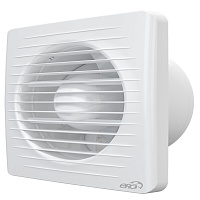 Вентилятор осевой Era 5C ET с обратным клапаном с таймером с антимоскитной сеткой 175х175 мм d125 мм белый