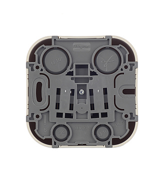 Розетка Legrand Quteo накладная слоновая кость (782241)