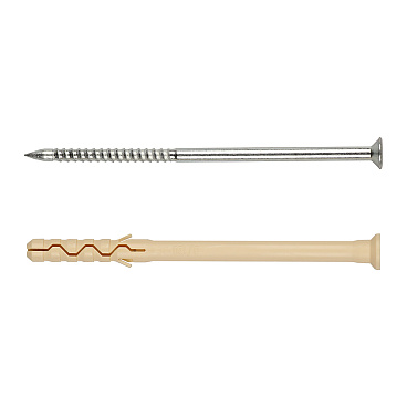 Дюбель-гвоздь Hard-Fix 8x120 мм потайная манжета нейлон (15 шт.)