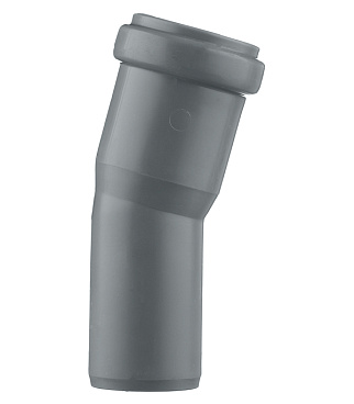 Отвод Ostendorf НТВ d32 мм 15° пластиковый для внутренней канализации (110100)