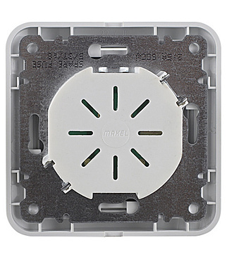 Диммер Makel Mimoza одноклавишный встраиваемый белый (12011)