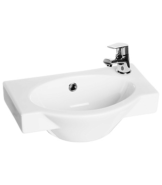 Раковина-мини Santek Форум 45 см правая подвесная белая (1.WH11.0.545)