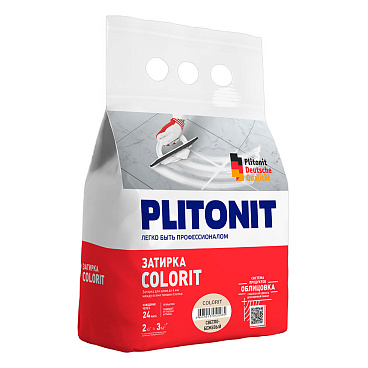 Затирка цементная эластичная Plitonit Colorit Premium светло-бежевая пакет 2 кг