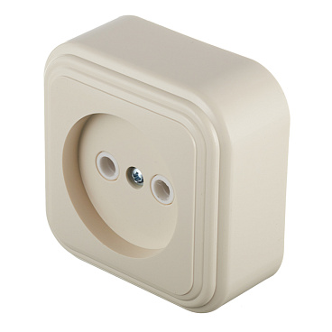 Розетка Svet накладная бежевая (0215-00031)