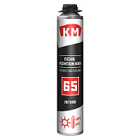 Пена монтажная профессиональная КМ 65 летняя 870 мл