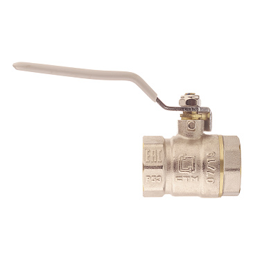 Кран шаровой латунный СТМ 1 ВР(г) х 1 ВР(г) ручка прямой
