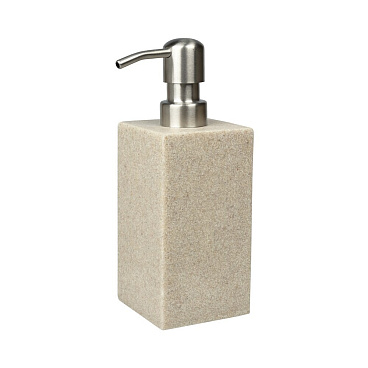 Дозатор для мыла Zenfort Sandy настольный полирезин бежевый (106923)