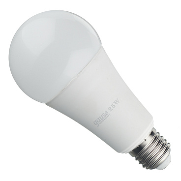 Лампа светодиодная Gauss E27 6500К 25 Вт 2150 Лм 180-240 В груша A67/A70 матовая