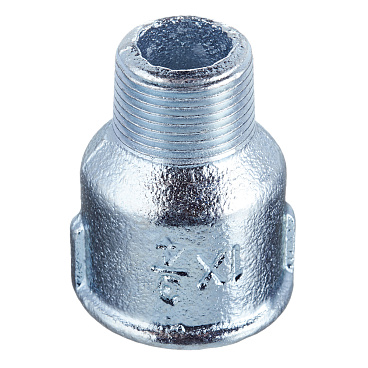 Муфта переходная Gebo Platinum (246-26V) 1 ВР(г) х 3/4 НР(ш) чугунная оцинкованная