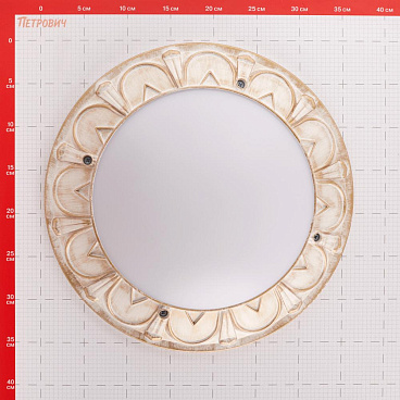 Светильник накладной Svet Маэстро E27 40 Вт 2 кв.м золото IP54 (1713-20021/7848)