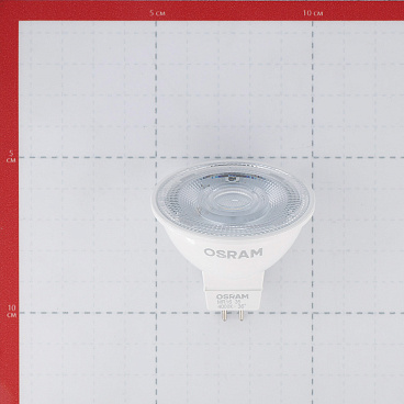 Лампа светодиодная Osram GU5.3 4000К 5 Вт 360 Лм 12 В рефлектор MR16 прозрачная