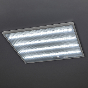 Светильник светодиодный для потолка армстронг Rev ДВО/ДПО-48 6500К 48 Вт IP20 белый призма (28975 3)