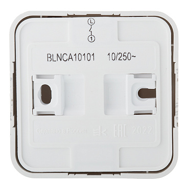 Выключатель Systeme Electric Blanca одноклавишный накладной бежевый с самовозвратом (BLNCA101017)