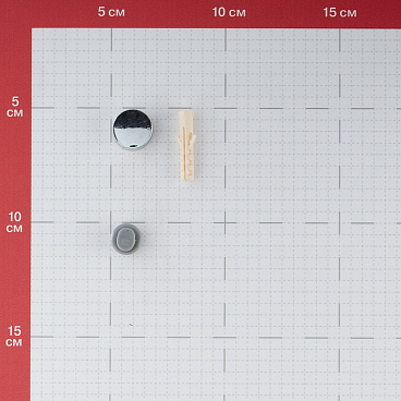 Набор для крепления зеркала матовый хром