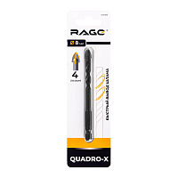 Сверло по плитке и стеклу спиральное Rage Quadro-X HEX 8х105 мм (554083)