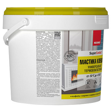 Мастика клеящая универсальная термостойкая Neomid SuperContact 20 кг