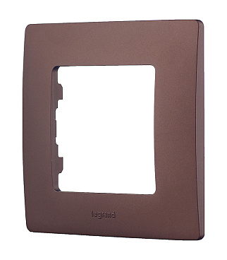 Рамка Legrand Etika одноместная какао (672571)