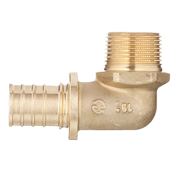 Угол Stout 25 мм х 3/4 НР(ш) латунный (SFA-0005-002534)