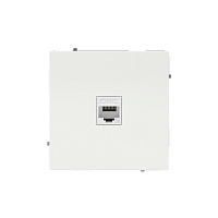 Розетка компьютерная DKC Kant встраиваемая белая магнолия RJ45 (7000663DIY)