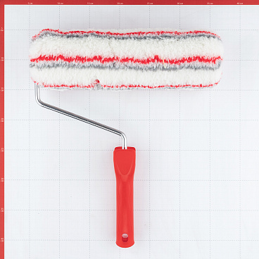 Валик полиакрил 270 мм d45 мм ворс 20 мм для водной основы с ручкой Beorol Ultra Red Plus