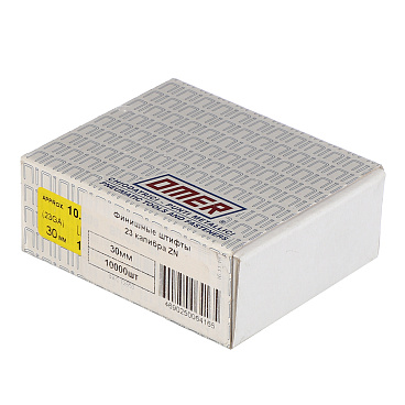 Шпильки финишные 0,6x30 мм 23 калибр оцинкованные (10000 шт.)