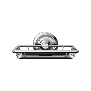 Мыльница для ванной Fora Drop с держателем сталь хром (FOR-DP040)