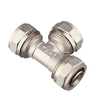 Тройник VALTEC 26 обж(ц) х 26 обж(ц) х 26 обж(ц)
