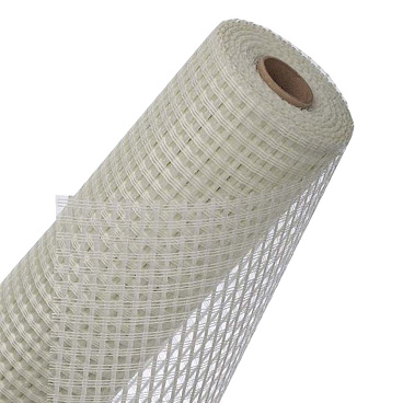 Сетка фасадная стеклотканевая ячейка 8,5х8,5 мм 1х25 м 320 г/кв.м панцирная ГОСТ