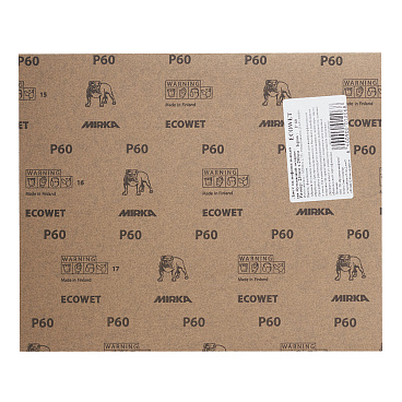 Наждачная бумага Mirka Ecowet 230х280 мм Р60 влагостойкая