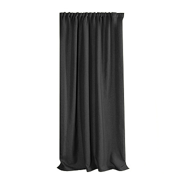 Штора рогожка графит 200х270 см Волшебная Ночь Крафт (777130)