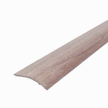 Порог алюминиевый разноуровневый кант 40х1800 мм дуб серый перепад 15 мм