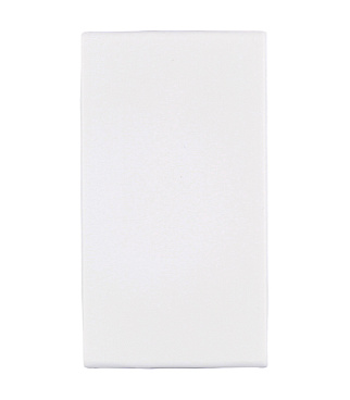 Заглушка для кабель-канала DKC Viva белая 1 модуль (45016)