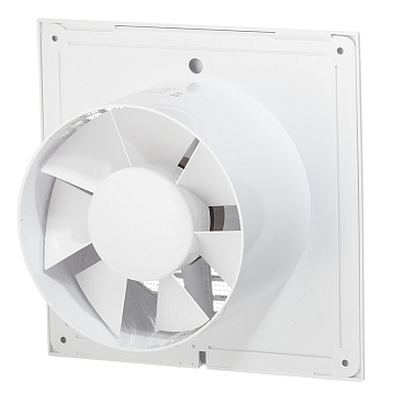 Вентилятор осевой Era E с антимоскитной сеткой 180х180 мм d125 мм белый