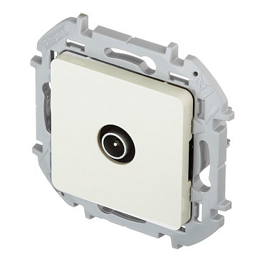 Розетка телевизионная Legrand Inspiria встраиваемая слоновая кость (673871)