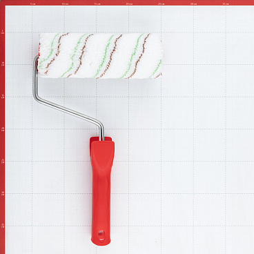 Валик микрофибра 180 мм d45 мм ворс 11 мм для водной основы с ручкой Beorol Natur