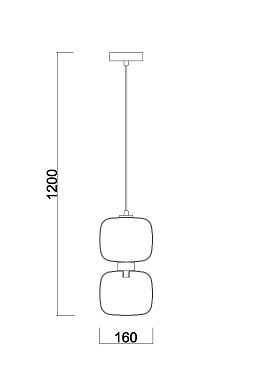 Подвесной светильник Freya FR5215PL-01CH