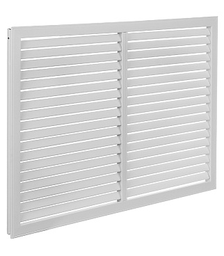Решетка вентиляционная ПВХ Era ПР 600х900 мм белая