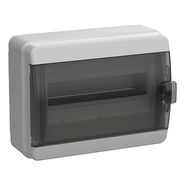 Щит распределительный навесной IEK Tekfor КМПн-12 пластиковый IP65 230х300х137 мм 12 модулей прозрачная дверь