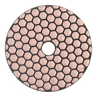 Круг алмазный шлифовальный по камню Trio-Diamond New line гибкий d100 мм P400 для сухого шлифования