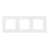 Рамка Simon 24 Harmonie трехместная белая (2400630-030)