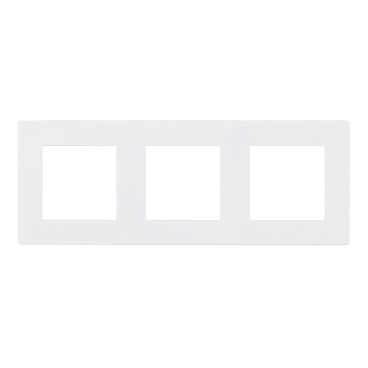 Рамка Simon 24 Harmonie трехместная белая (2400630-030)