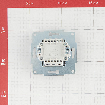 Выключатель Lezard Karina трехклавишный встраиваемый черный бархат (707-4288-109)