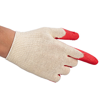 Перчатки х/б с латексным обливом М