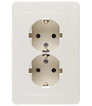 Розетка Hegel Master встраиваемая слоновая кость (РС16-351-01)